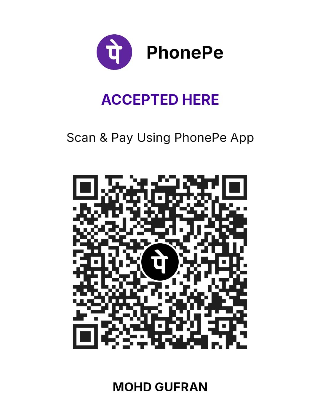 Cozy Healthcare PhonePe Payment QR Code
